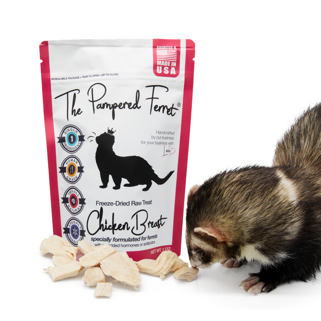 Freeze-Dried Raw Chicken Breast Treat for Ferrets