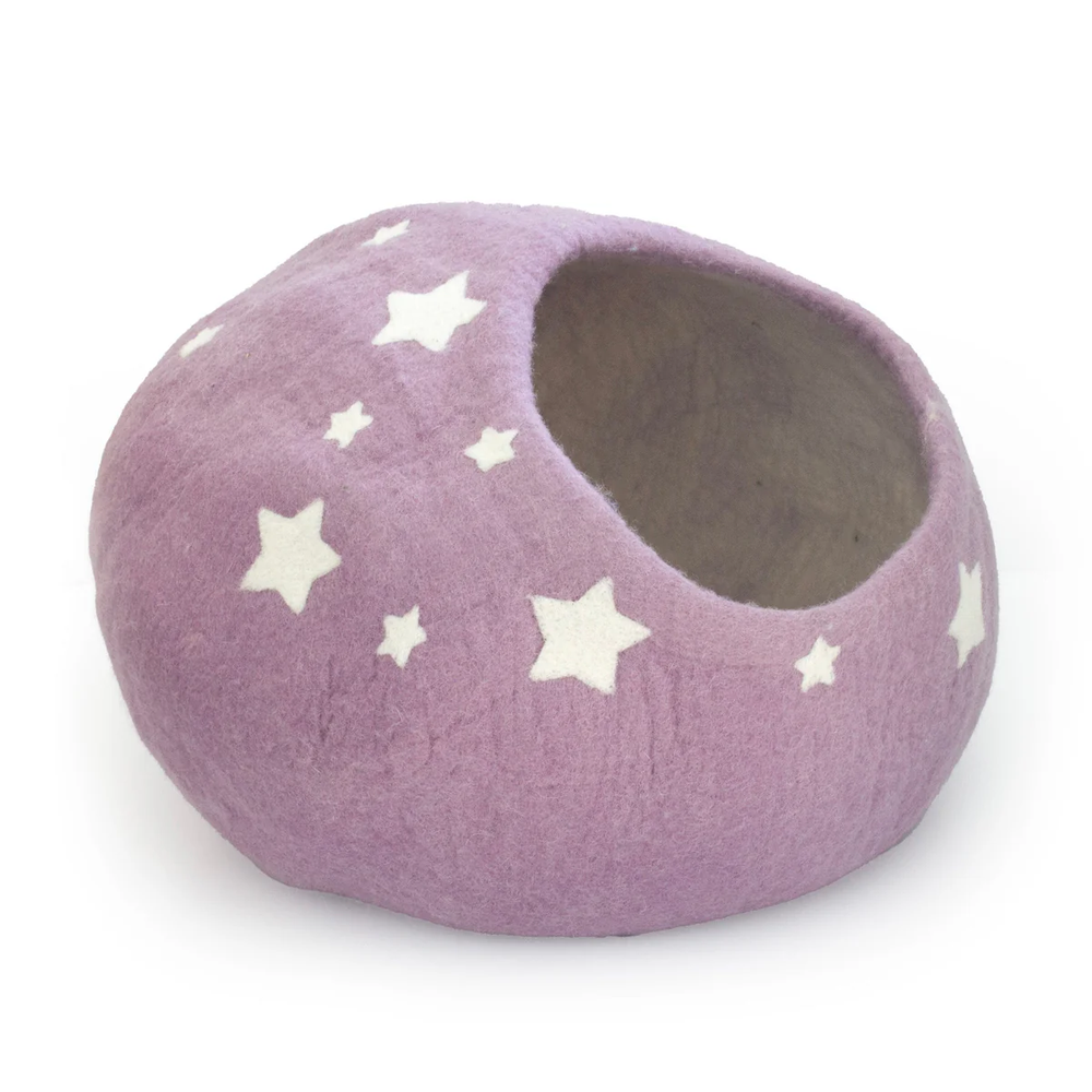 Comfy Ferret Cave (Lavender Midnight Stars)