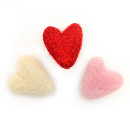 Ferret Stashing Hearts (Pink Valentine) - Set of 3
