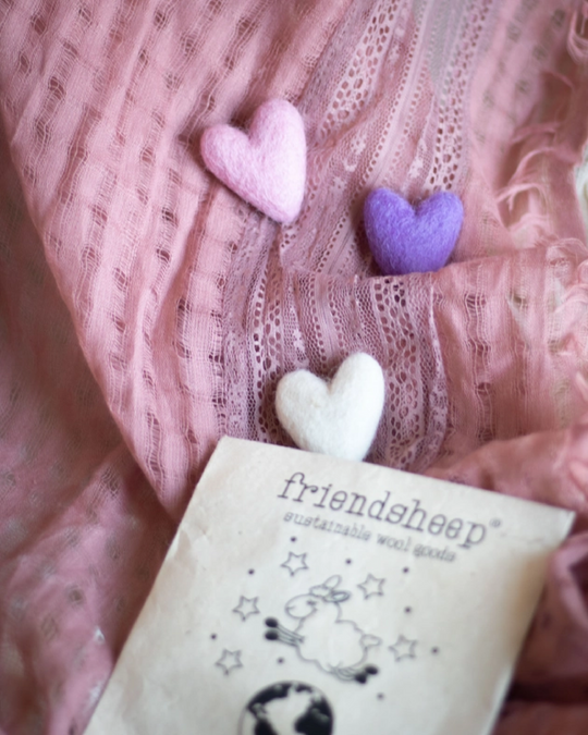 Ferret Stashing Hearts (Purple Valentine) - Set of 3