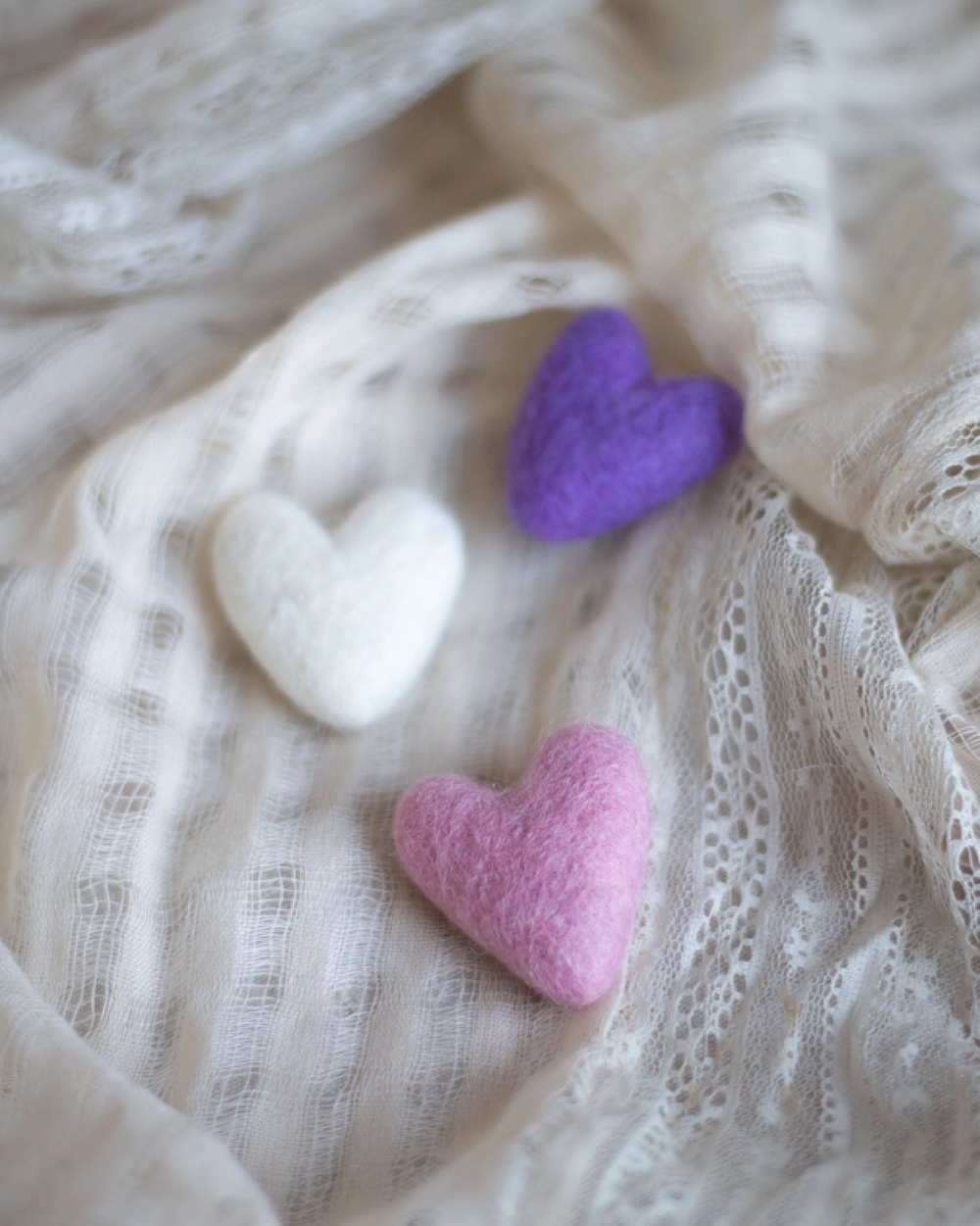 Ferret Stashing Hearts (Purple Valentine) - Set of 3