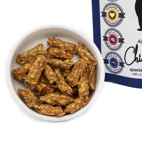 Chicken Blend Dental Treat for ferrets in in bowl