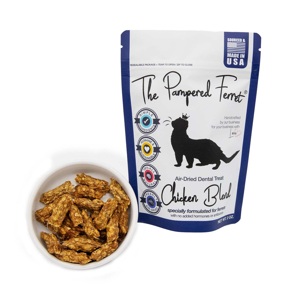The Pampered Ferret Chicken Blend Dental Treat for Ferrets