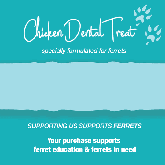 Chicken Breast Dental Treat for ferrets in bag