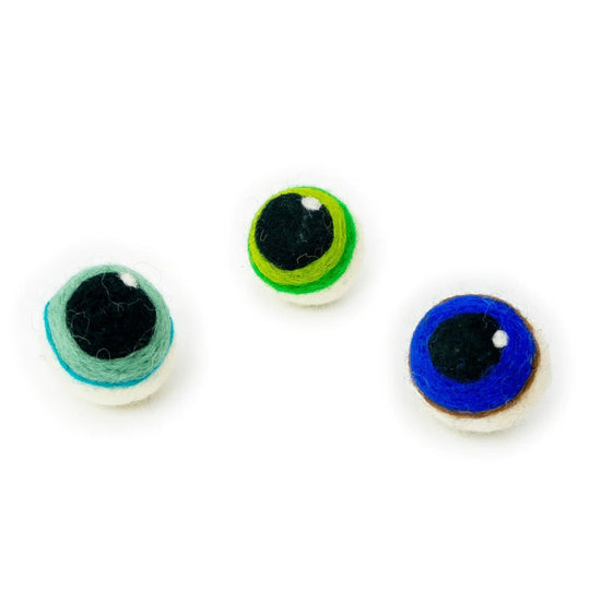 Ferret Small Stashing Balls (Spooky Eyeballs) - Set of 5 - The Pampered FerretFerret Small Stashing Balls (Spooky Eyeballs) - Set of 5Ferret ToysThe Pampered Ferret