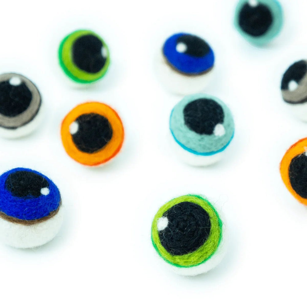 Ferret Small Stashing Balls (Spooky Eyeballs) - Set of 5 - The Pampered FerretFerret Small Stashing Balls (Spooky Eyeballs) - Set of 5Ferret ToysThe Pampered Ferret