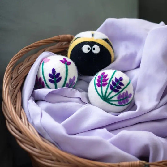 Ferret Stashing Balls (Lavender Fields/Busy Bee) - Set of 3 - The Pampered FerretFerret Stashing Balls (Lavender Fields/Busy Bee) - Set of 3Ferret ToysThe Pampered Ferret
