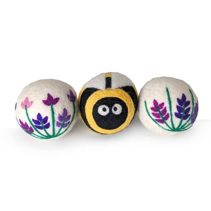 Ferret Stashing Balls (Lavender Fields/Busy Bee) - Set of 3 - The Pampered FerretFerret Stashing Balls (Lavender Fields/Busy Bee) - Set of 3Ferret ToysThe Pampered Ferret