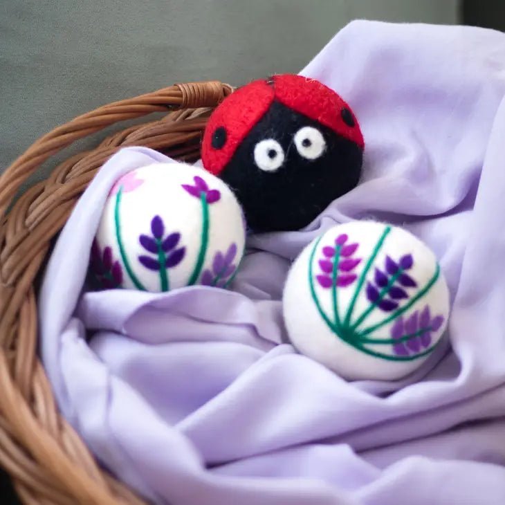 Ferret Stashing Balls (Lavender Fields/Ladybug) - Set of 3 - The Pampered FerretFerret Stashing Balls (Lavender Fields/Ladybug) - Set of 3Ferret ToysThe Pampered Ferret