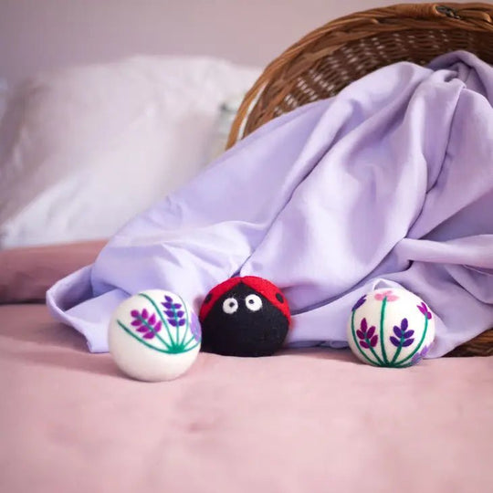 Ferret Stashing Balls (Lavender Fields/Ladybug) - Set of 3 - The Pampered FerretFerret Stashing Balls (Lavender Fields/Ladybug) - Set of 3Ferret ToysThe Pampered Ferret
