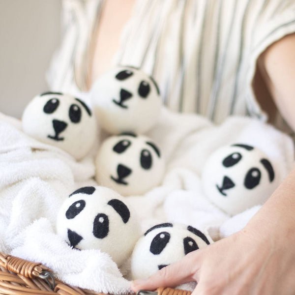 Ferret Stashing Balls (Pandas) - Set of 6 - The Pampered FerretFerret Stashing Balls (Pandas) - Set of 6Ferret ToysThe Pampered Ferret