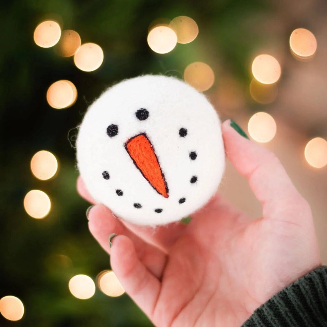 Ferret Stashing Balls (Red &amp; Green Snowman) - Set of 3 - The Pampered FerretFerret Stashing Balls (Red &amp; Green Snowman) - Set of 3Ferret ToysThe Pampered Ferret