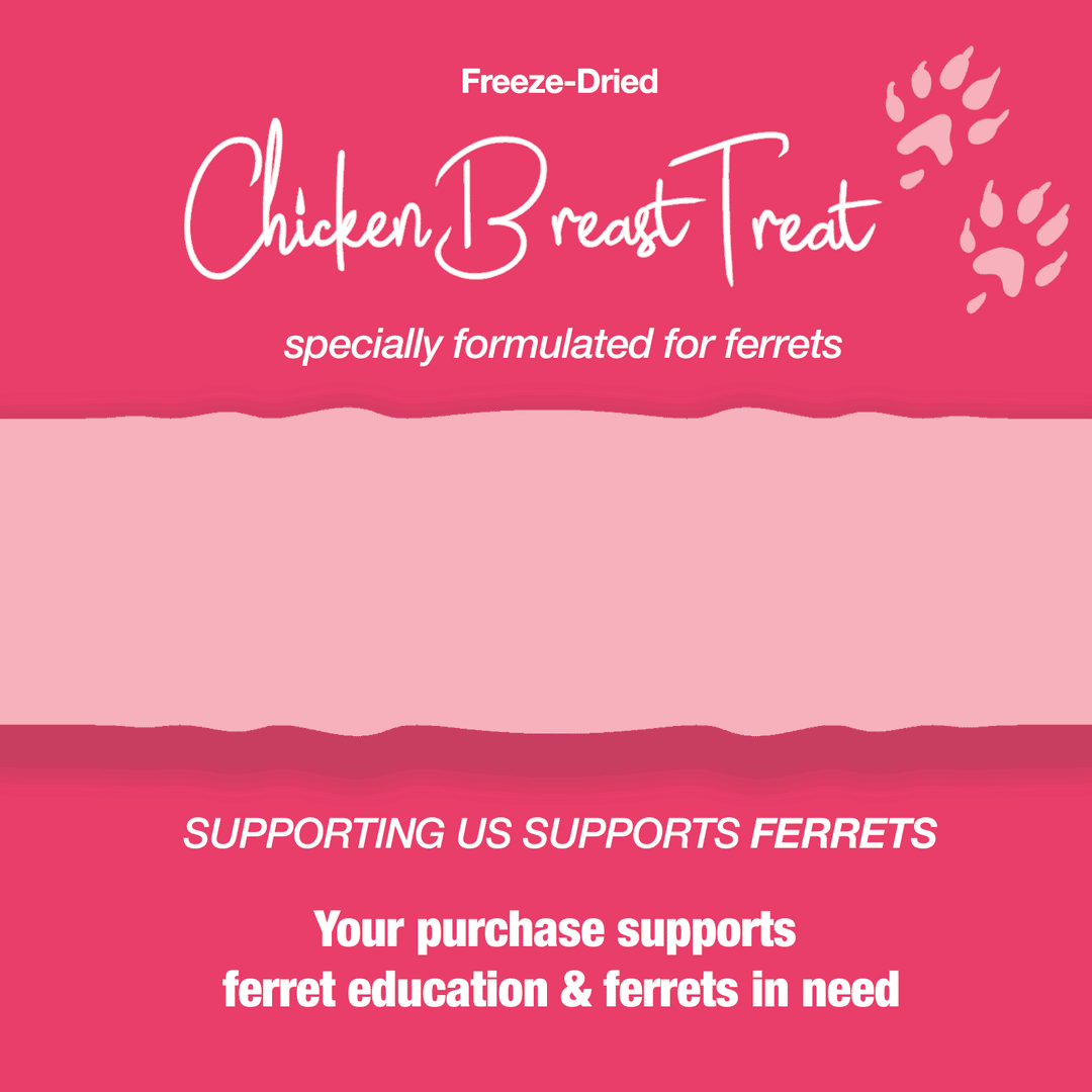 Freeze - Dried Raw Chicken Breast Treat - The Pampered Ferret