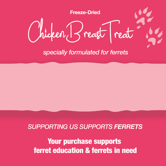 Freeze - Dried Raw Chicken Breast Treat - The Pampered Ferret
