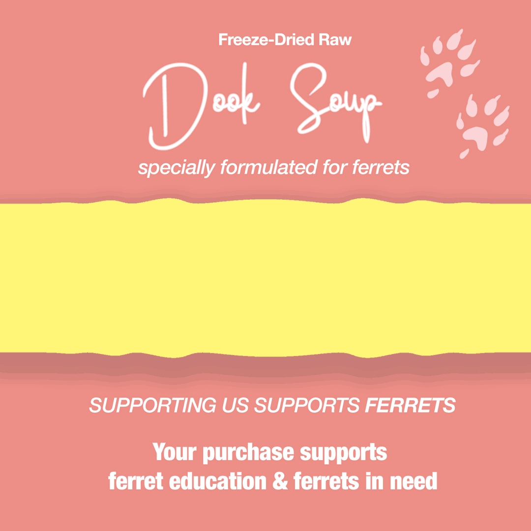 Dook Soup complete raw ferret diet key benefits 