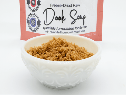 Dook Soup complete raw ferret diet package and soup mix