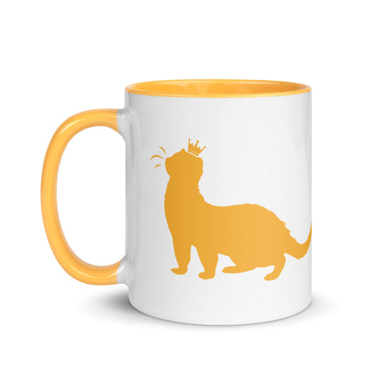 Golden Yellow Mug with Color Inside - The Pampered FerretGolden Yellow Mug with Color InsideThe Pampered Ferret