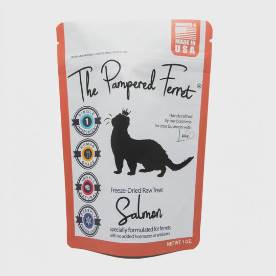 Freeze-Dried Raw Salmon Treat for Ferrets