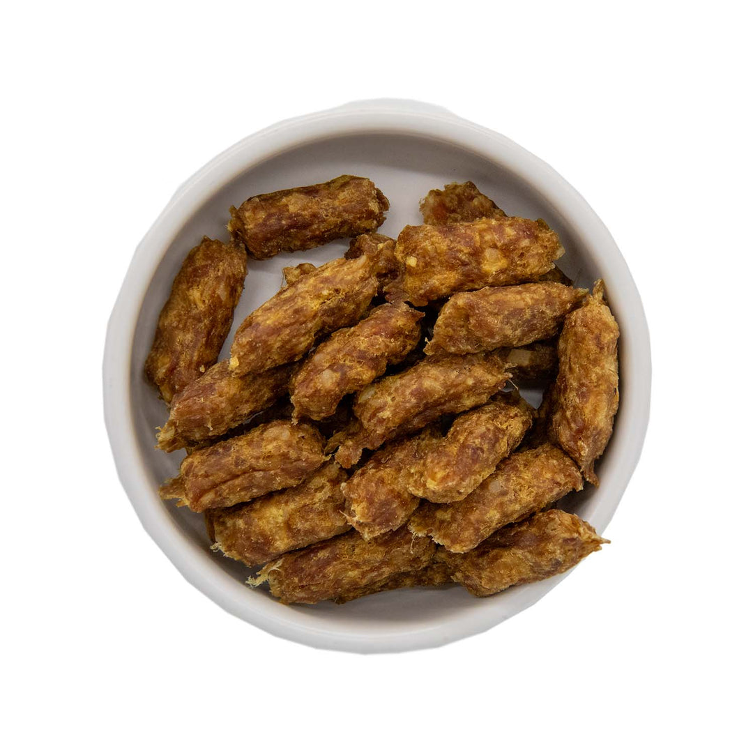 Turkey blend Dental Treat for ferrets close up